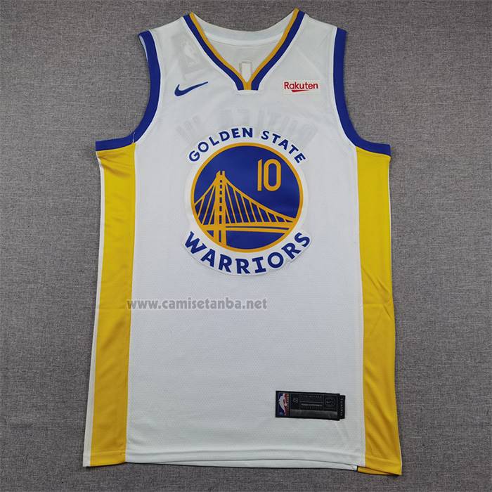 Camiseta Golden State Warriors Jimmy Butler III NO 10 Association 2024-25 Blanco